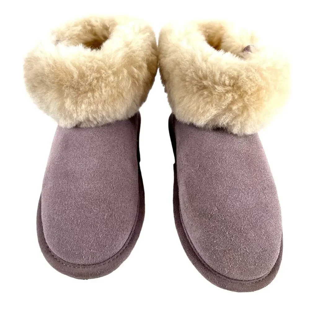 BEARPAW the Abby Boot in Lavender Size 2 Big Girl